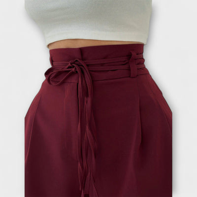 Jill – Pantalon Casual à Lacets