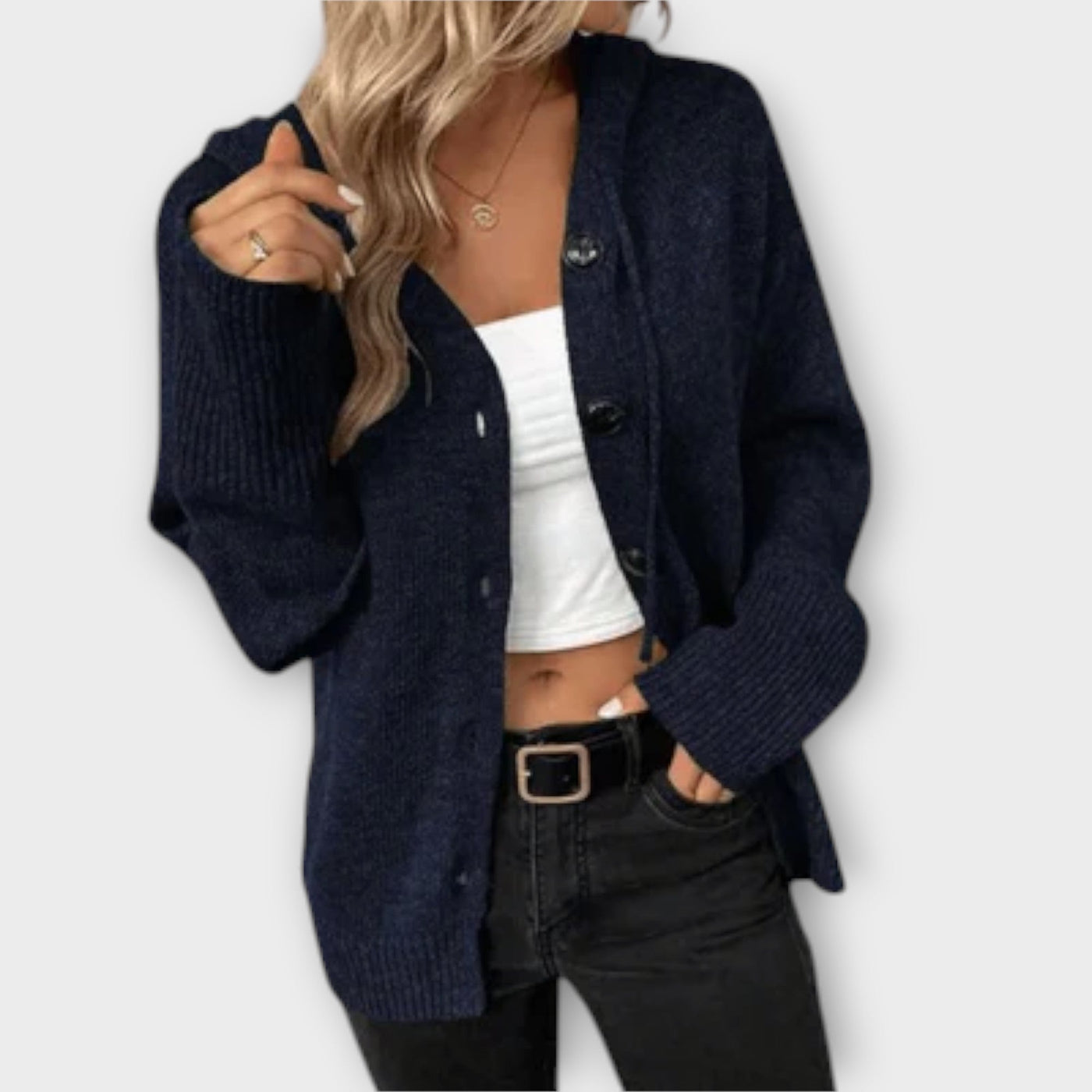 Brittan – Cardigan en Maille à Boutons