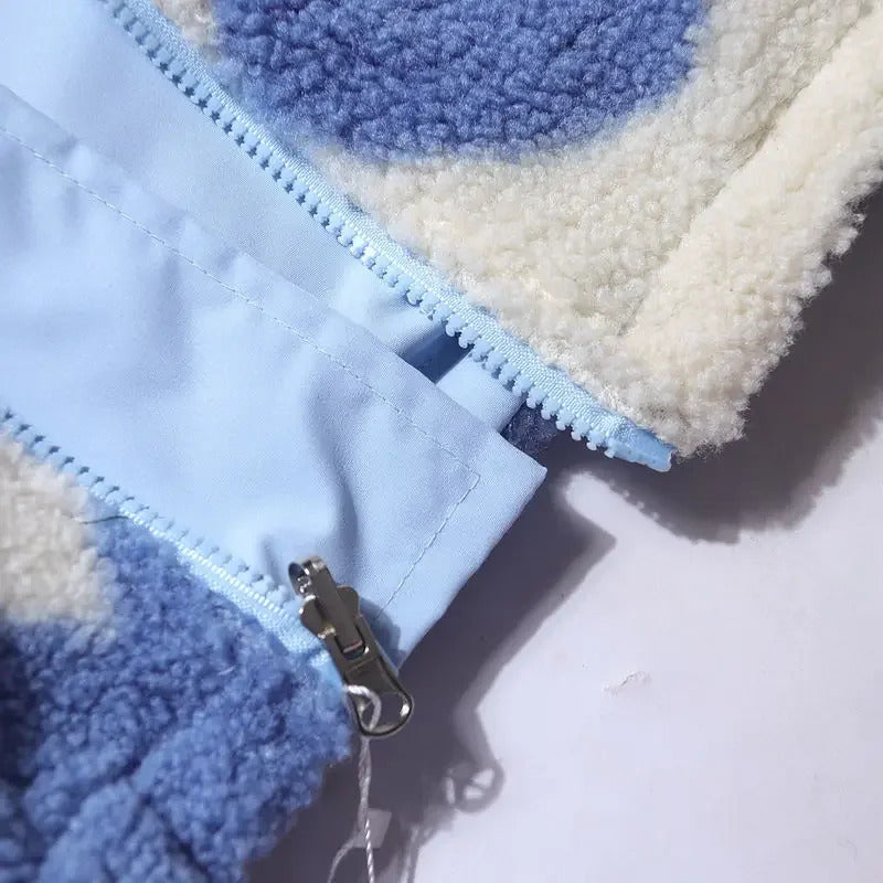 Katharina - Veste réversible à motifs cœur